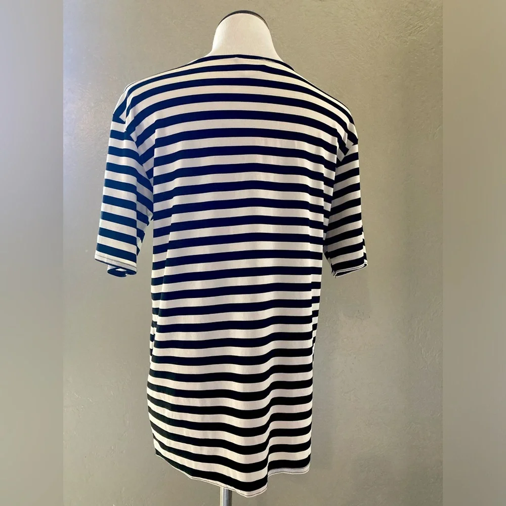 Black and White Striped Top Size Large - Picture 5 of 5